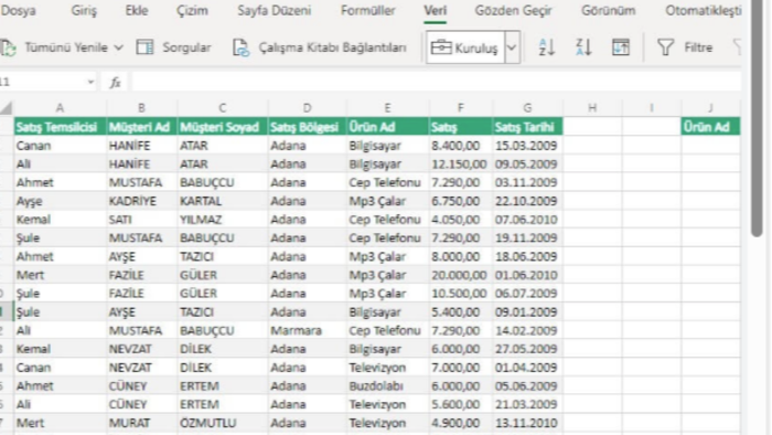 basit ve orta düzey excell işlerinizi yapabilirim