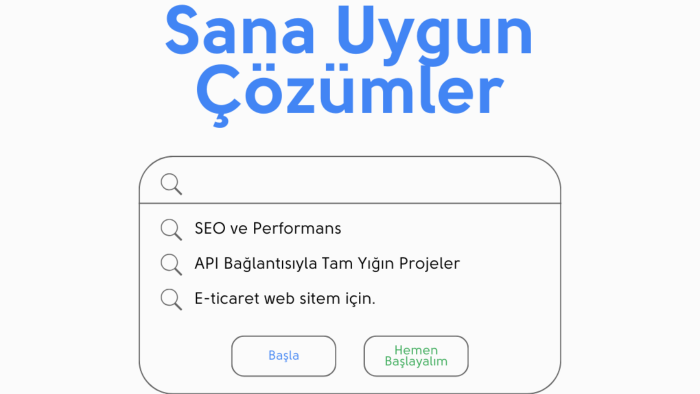 React ile SEO dostu ve performanslı projeler geliştiriyorum