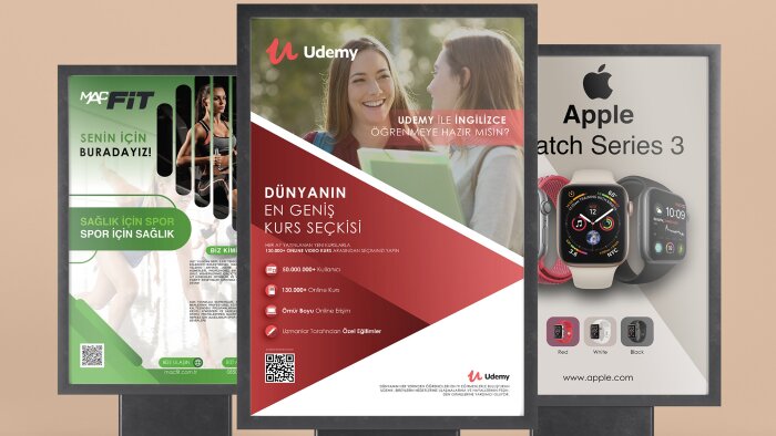 billboard reklam tasarımlarınızı yapıyorum