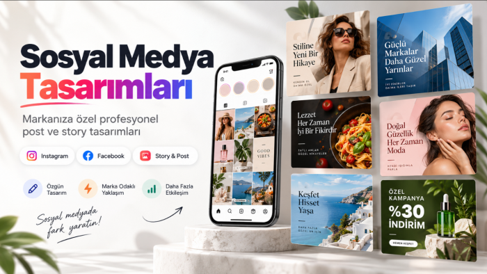 markanıza özel profesyonel sosyal medya tasarımları yaparım