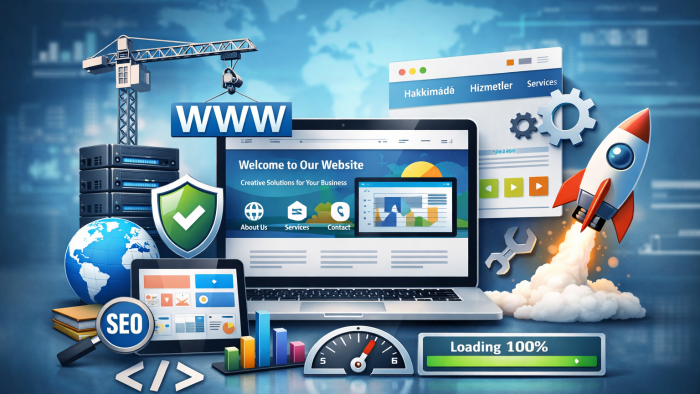 web sitenizi isteğinize uygun kurarım