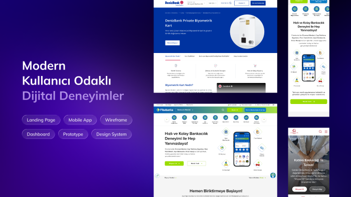 bir UX/UI Designer olarak kullanışlı arayüzler tasarlıyorum
