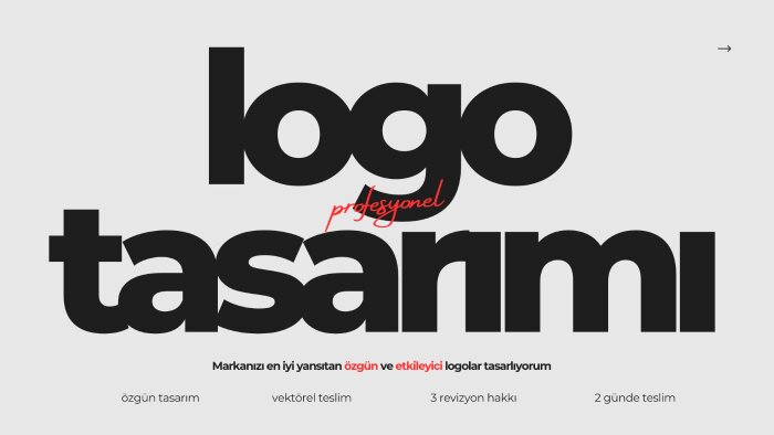 modern ve özgün logo tasarlıyorum