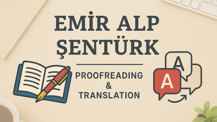 İngilizce çeviri & proofreading (redaksiyon) yapabilirim