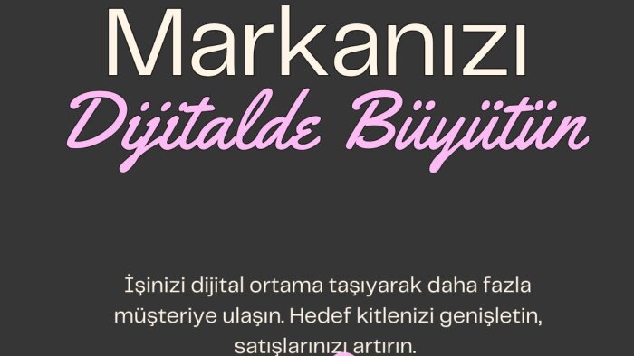 dijital pazarlama uzmanlığı yapmaktayım