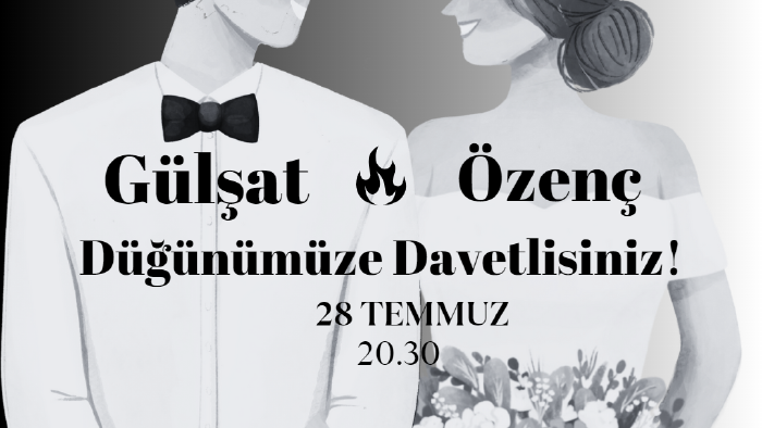 kişiye özel hoş tasarımlı davetiyeler hazırlıyorum
