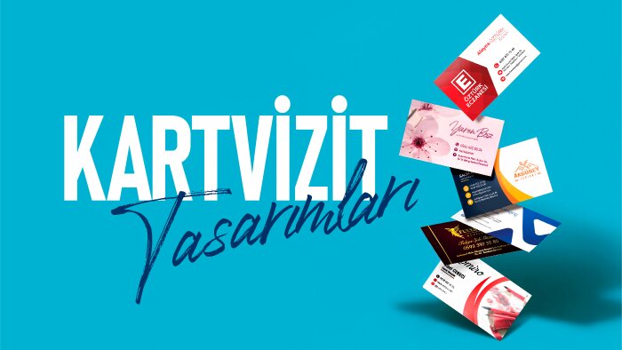 sizinle beraber birçok çeşit kartvizit yapabilirim
