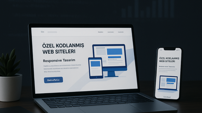 işine özel, modern web siteni sıfırdan kodlarım