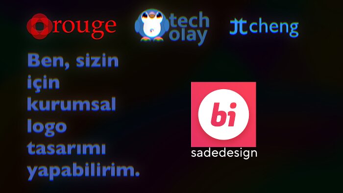 profesyonel şekilde kurumsal logo tasarımı yapabilirim
