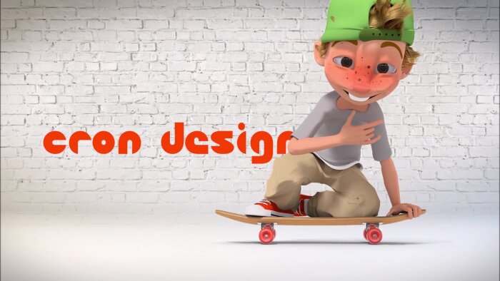 kaykay yapan 3d çocuk ile size özel video yapıyorum