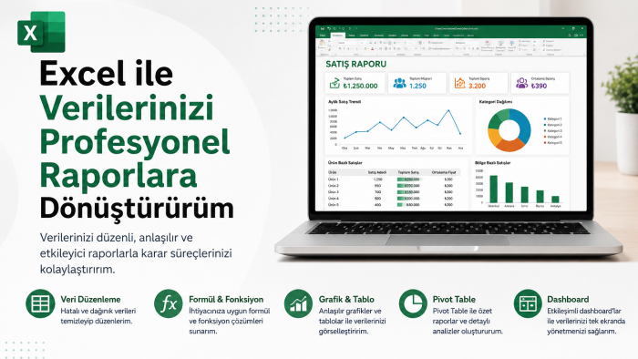 profesyonel Excel raporları ve analizleri hazırlarım