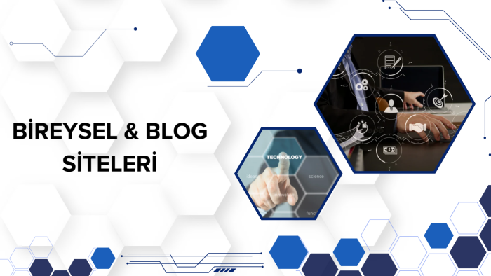 bireysel web siteleri tasarlayıp oluşturuyorum