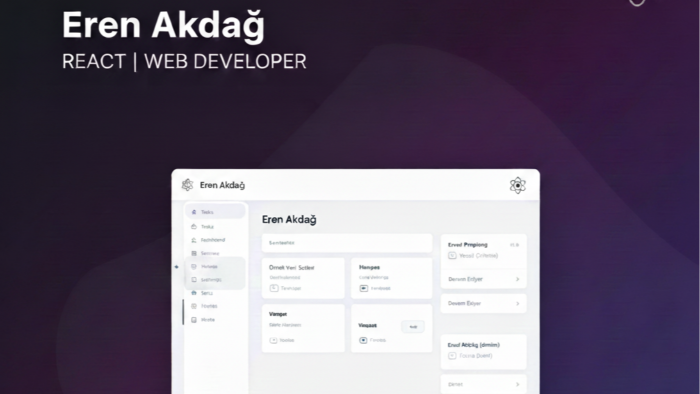 sizlere React tabanlı siteler yaparım