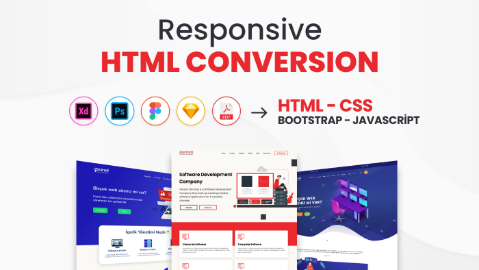  tasarımlarınızı html/css' e dökerim