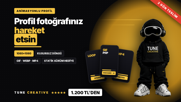 profil fotoğrafınızı animasyonlu gif'e çeviririm