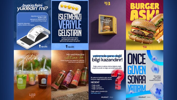 markanız için özgün sosyal medya tasarımları yapıyorum