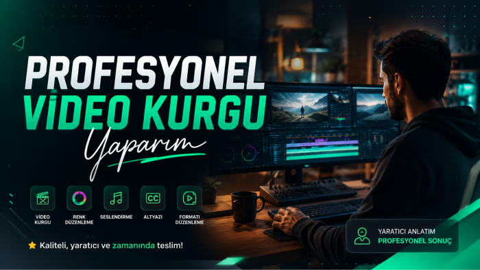 Reels, YouTube videosu ve film belgesel kurgusu yaparım