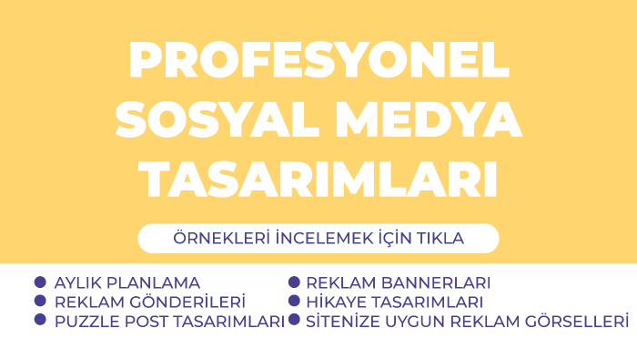 profesyonel sosyal medya tasarımları yaparım