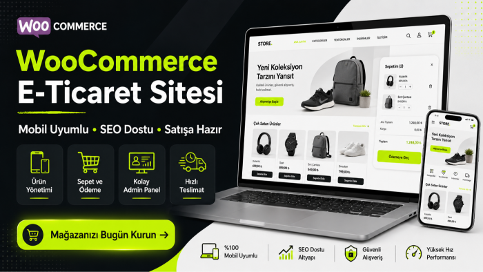 satışa hazır wooCommerce e-ticaret sitesi kuruyorum