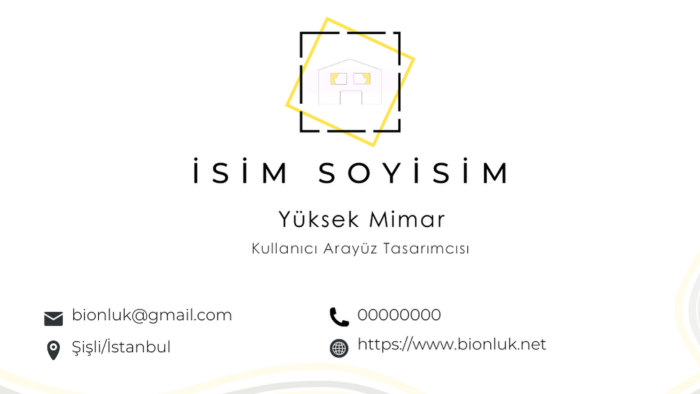 sizin için kurumsal kimlik/kartvizit tasarlarım