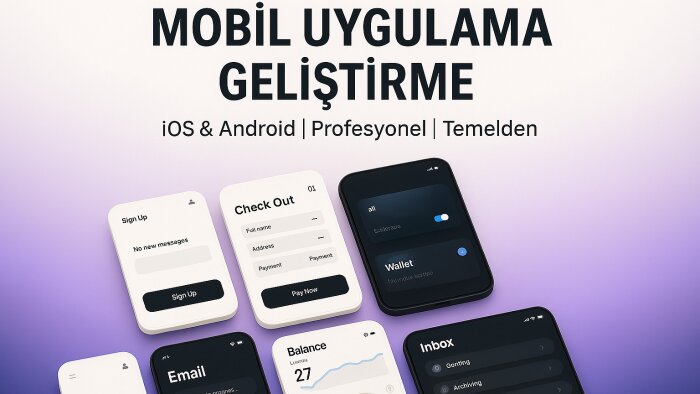 temelden kaliteli mobil uygulama geliştirebilirim