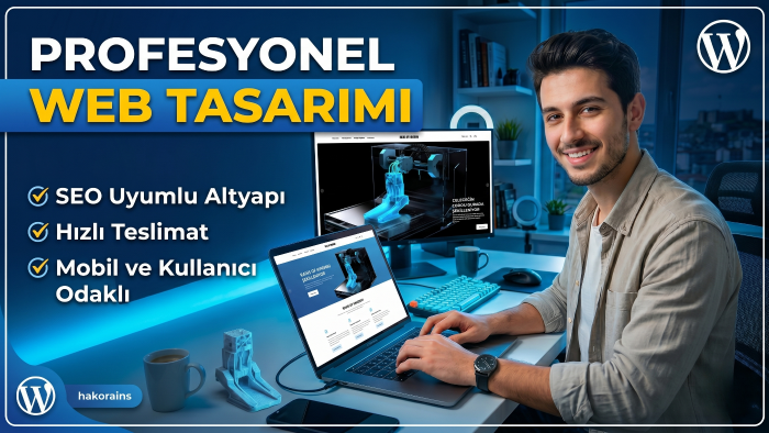 profesyonel ve modern web sitesi kurarım