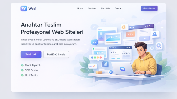Anahtar teslim website yaparım
