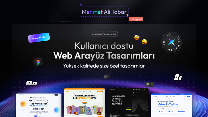 yüksek kalitede website arayüz tasarımı yapabilirim