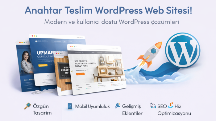 WordPress web sitesi kurulum ve tasarımı yaparım