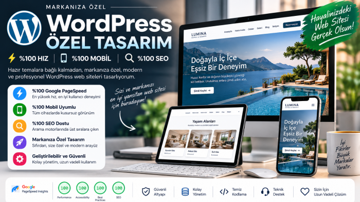 Pagespeed 95 profesyonel kurumsal web sitesi tasarlıyorum