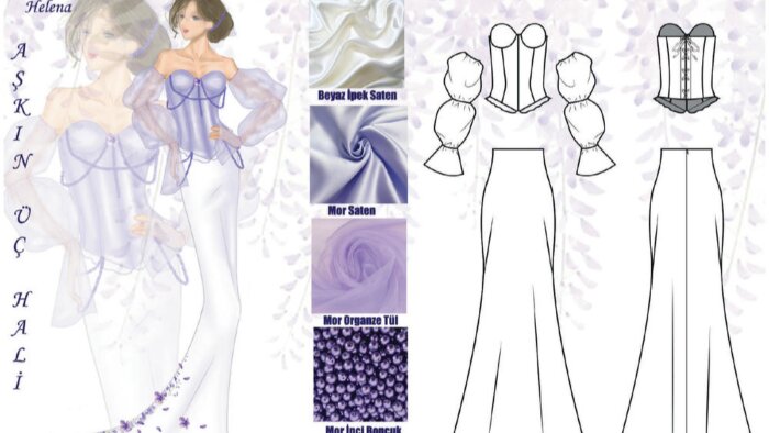  moda illüstrasyonları hazırlarım