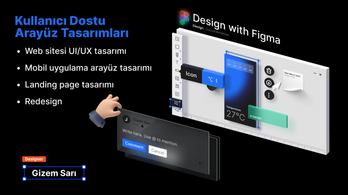 modern ve kullanıcı dostu arayüz tasarımı yapabilirim
