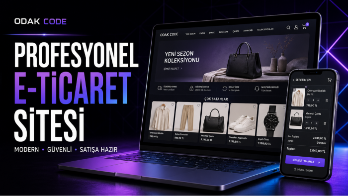 satışa hazır profesyonel e-ticaret sitesi kurarım