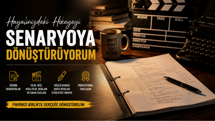 sizin için özgün senaryo yazarım