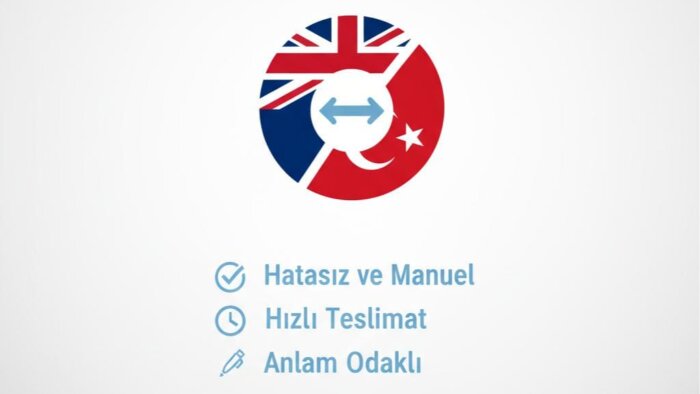 İngilizce–Türkçe çevirilerde doğru ve akıcı sonuçlar sunarım