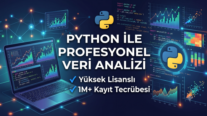 Python ile profesyonel veri analizi ve raporlama yaparım