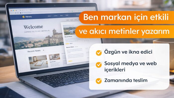 sosyal medya ve web için etkili metinler yazarım
