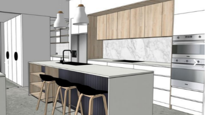 mimari porojelerinizi Sketchup ile 3D modellerim