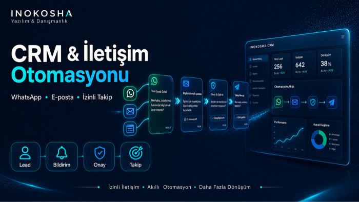 WhatsApp, e-posta ve CRM otomasyonu kurarım
