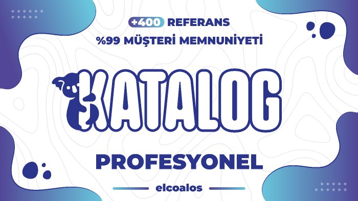 sizin için mükemmel katalog tasarımı yapabilirim