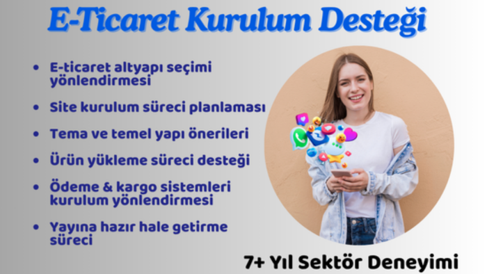 e-ticaret sitenizi baştan sona kurarım