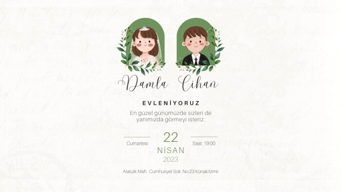 özel günlere davetiye hazırlayabilirim