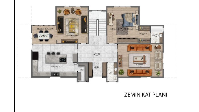mimari plan kesit ve görünüşleri sunuma hazırlarım