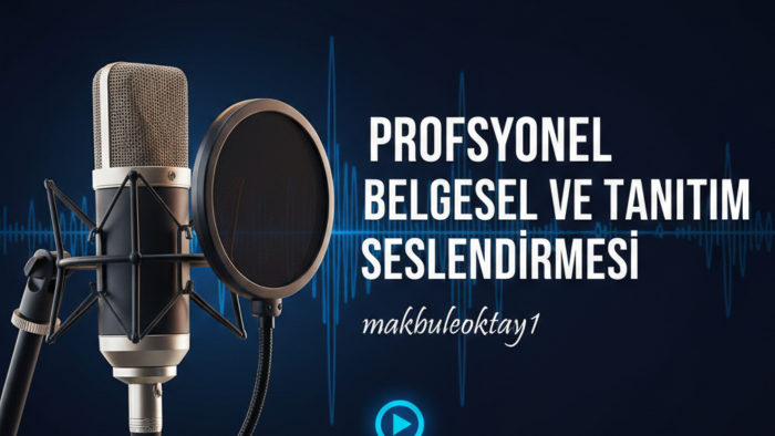 belgesel ve tanıtımlarınız için seslendirme yapabilirim