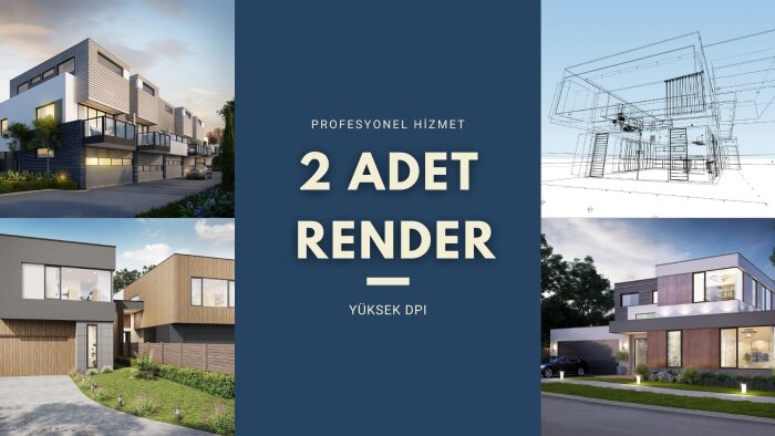2 adet render alabilirim