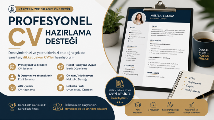 yetenek ve deneyimlerinizi doğru yansıtan cv hazırlıyorum