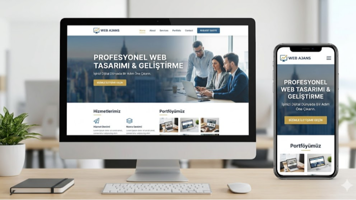 profesyonel şekilde anahtar teslim web sitesi yaparım