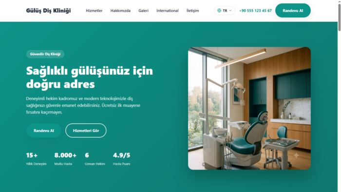 profesyonel şekilde anahtar teslim web sitesi yaparım