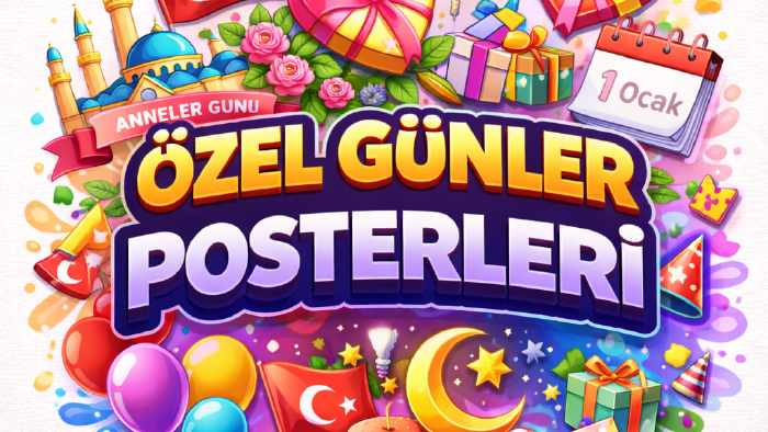 özel günleriniz için poster tasarlayabilirim