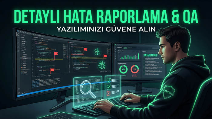 projelerinizi test ederek hataları detaylıca raporlarım